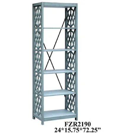 Glen Abbey Textured Stone Grey Etagere